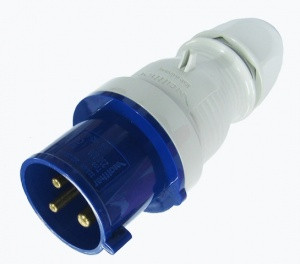 IEC (60309) 'Ceeform' 'Commando' 2P+E 250V plug