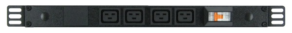 PDU: 4x Outlets | IEC C19 | 0.5m Vertical