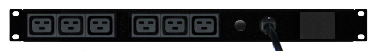 Second image of PDU: 6x Outlets | IEC C19 | 19'' 1RU Horizontal