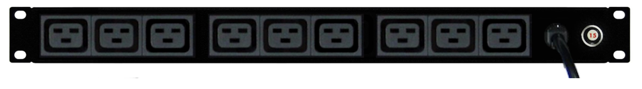 PDU: 9x Outlets | IEC C19 | 19'' 1RU Horizontal