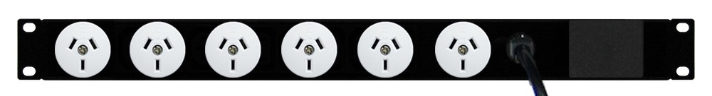 Second image of PDU: 6x Outlets | Aus GPO | 19'' 1RU Horizontal