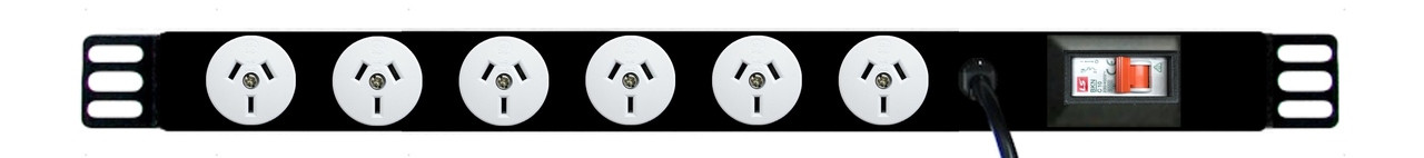 PDU: 6x Outlets | Aus GPO | 0.5m Vertical