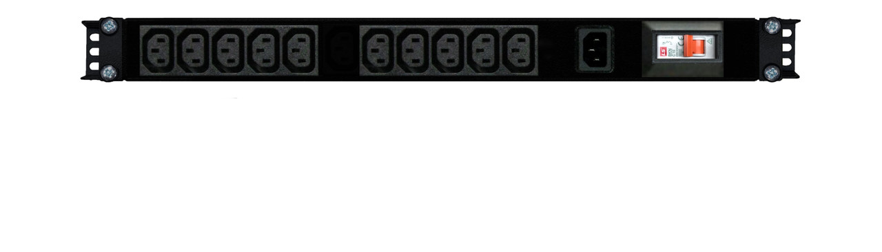 PDU: 10x Outlets | IEC C13 | 0.5m Vertical | Inlet