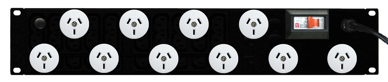 PDU: 10x Outlets | Aus GPO | 19'' 2RU Horizontal